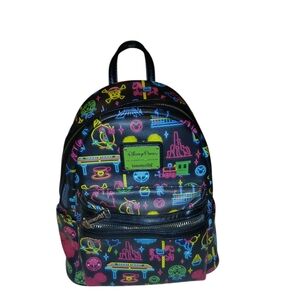 Disney Parks Loungefly Neon Mini Backpack